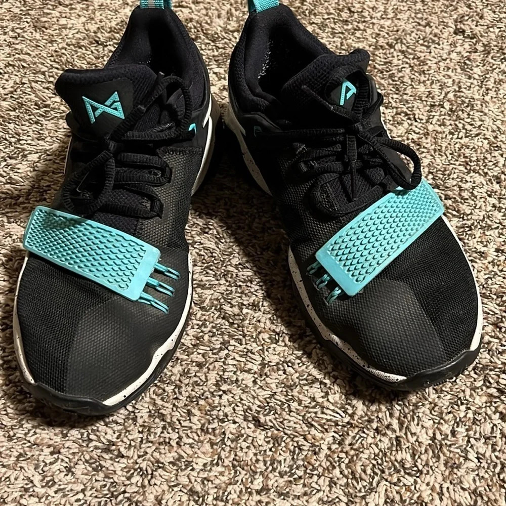 COPY - Nike PG 1 Women’s Size 8 Running Black/Blue Basketball Shoes - Picture 6 of 11
